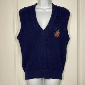 Vintage MC II navy sweater vest